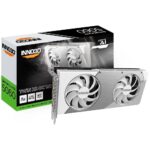 Placa de Video Inno3D RTX 5060 Twin X2 OC White NVIDIA Geforce, 8GB GDDR7, 2527MHz, 128bits, DLSS 4, Ray Tracing – N50602-08D7X-195070W na KaBuM!