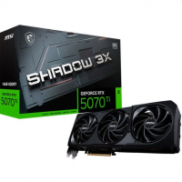 Placa De Video MSI GeForce RTX 5070 Ti Shadow 3X OC, 16GB, GDDR7, 256-bit, G507T-16S3C na Pichau
