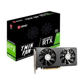 Placa de Vídeo MSI NVIDIA GeForce RTX 3060 Ti TWIN FAN 8G OC LHR GDDR6 DLSS Ray Tracing 912-V809-3879 na KaBuM!