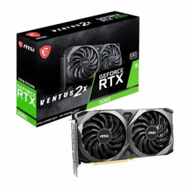 Placa de Vídeo MSI NVIDIA GeForce RTX 3060 VENTUS 2X OC LHR 8GB GDDR6 DLSS Ray Tracing - RTX 3060 VENTUS 2X 12G OC na KaBuM!