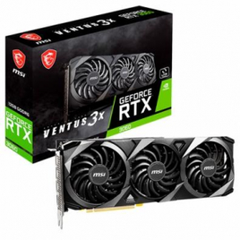 Placa de Vídeo MSI NVIDIA GeForce RTX 3060 Ventus Trio 12GB OC GDD DLSS Ray Tracing - 912-V397-480 na KaBuM!
