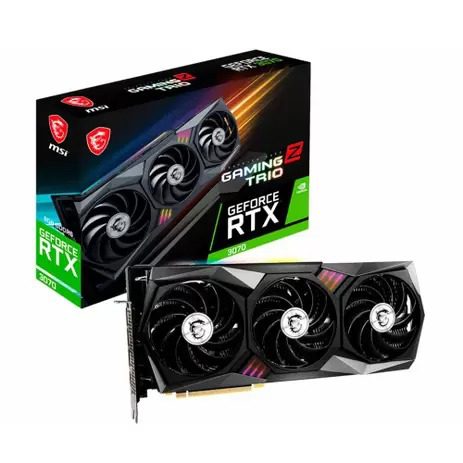 Placa de Vídeo MSI NVIDIA GeForce RTX 3070 Gaming Z Trio 8G, 8GB GDDR6, LHR, RGB, DLSS, Ray Tracing - GeForce RTX 3070 GAMING Z TRIO 8G LHR na Magazine Luiza