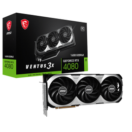 Placa de Vídeo MSI NVIDIA GeForce RTX 4080 Ventus 3X OC 16GB GDDR6X DLSS Ray Tracing 912-V511-013 na Terabyte Shop