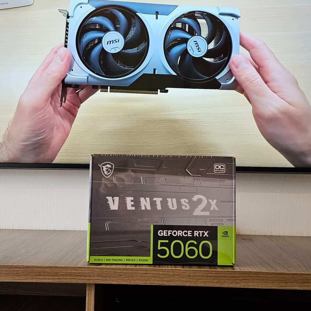 Placa de Video MSI RTX 5060 Shadow 2X OC, 8GB, GDDR7-912-V537-037 na Amazon