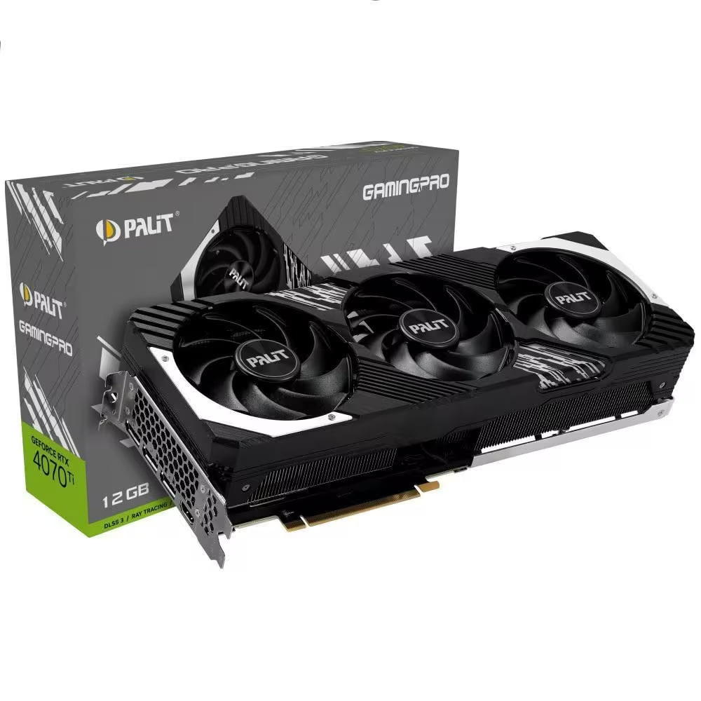 Placa De Vídeo Palit Gamingpro, Nvidia RTX 4070 Ti, 12GB GDD na Ponto
