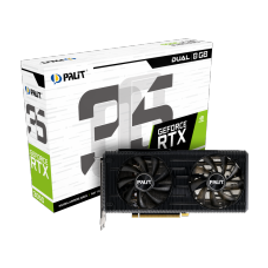 Placa de Vídeo Palit NVIDIA GeForce RTX 3050 Dual LHR 8GB GDDR6 DLSS Ray Tracing - NE63050019P1-190AD na Terabyte Shop
