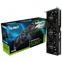Placa De Vídeo Palit NVIDIA GeForce RTX 5060 Ti Infinity 3, 16GB, GDDR7, DLSS, Ray Tracing, NE7506T019T1-GB2061S na Terabyte Shop