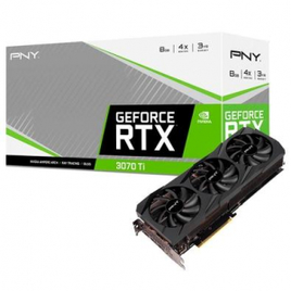 Placa de Video PNY NVIDIA GeForce RTX 3070 Ti VERTO 8GB GDDR6X LHR DLSS Ray Tracing - VCG3071T8TFMPB na KaBuM!