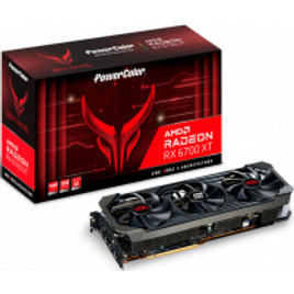 Placa de Vídeo Red Devil Radeon RX 6700 XT 12GB GDDR6 192bit AXRX 6700XT 12GBD6-3DHE/OC - PowerColor na Terabyte Shop