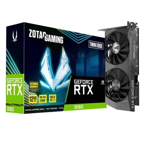 Placa de Vídeo RTX 3060 Twin Edge Zotac Gaming GeForce, 12GB GDDR6, 15 Gbps, Ray Tracing – ZT-A30600E-10M na Magazine Luiza