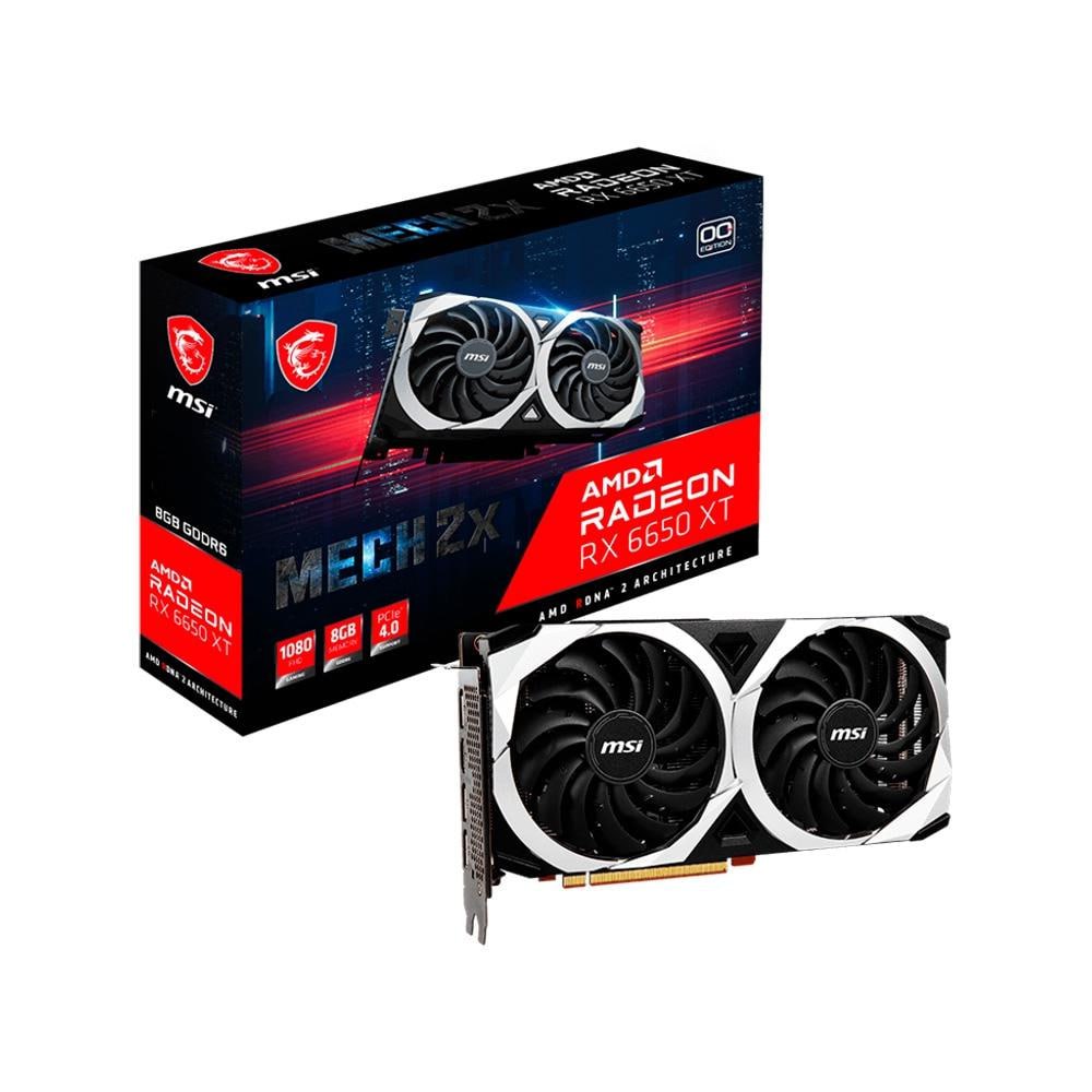 Placa de Vídeo RX 6650 XT MECH 2X 8G OC MSI Radeon, 8GB GDDR6, Free-Sync na KaBuM!