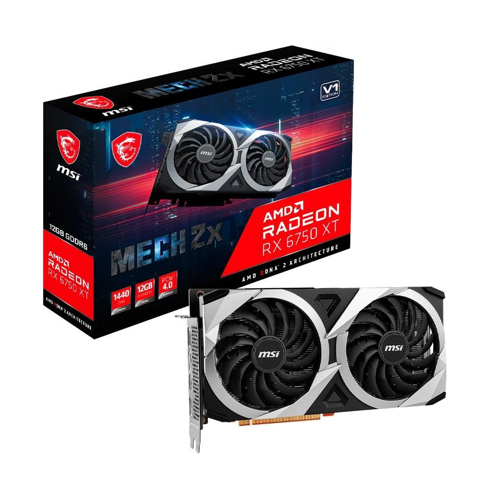 Placa de Vídeo RX 6750 XT MECH 2X 12G V1 Radeon, 12GB GDDR6, FreeSync, Dual Fan – MSI na Magazine Luiza