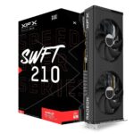 Placa de Vídeo RX 7600 XT XFX Speedster SWFT 210 AMD Radeon, 16GB GDDR6, Dual Fan, AMD Freesync na KaBuM!