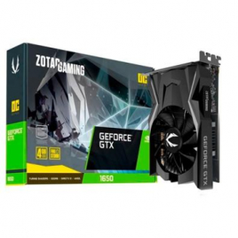 Placa de Vídeo Zotac Gaming NVIDIA GeForce GTX 1650 OC 4GB GDDR6 - ZT-T16520F-10L na KaBuM!