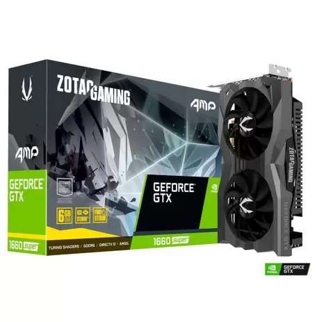 Placa de Vídeo Zotac Gaming NVIDIA GeForce GTX 1660 Super AMP, 6GB, GDDR6 – ZT-T16620D-10M na Magazine Luiza