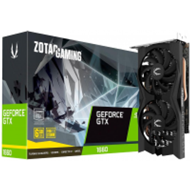 Placa de Vídeo Zotac GAMING NVIDIA GTX 1660 Twin Fan 6GB GDDR5 ZT-T16600M-10M na KaBuM!