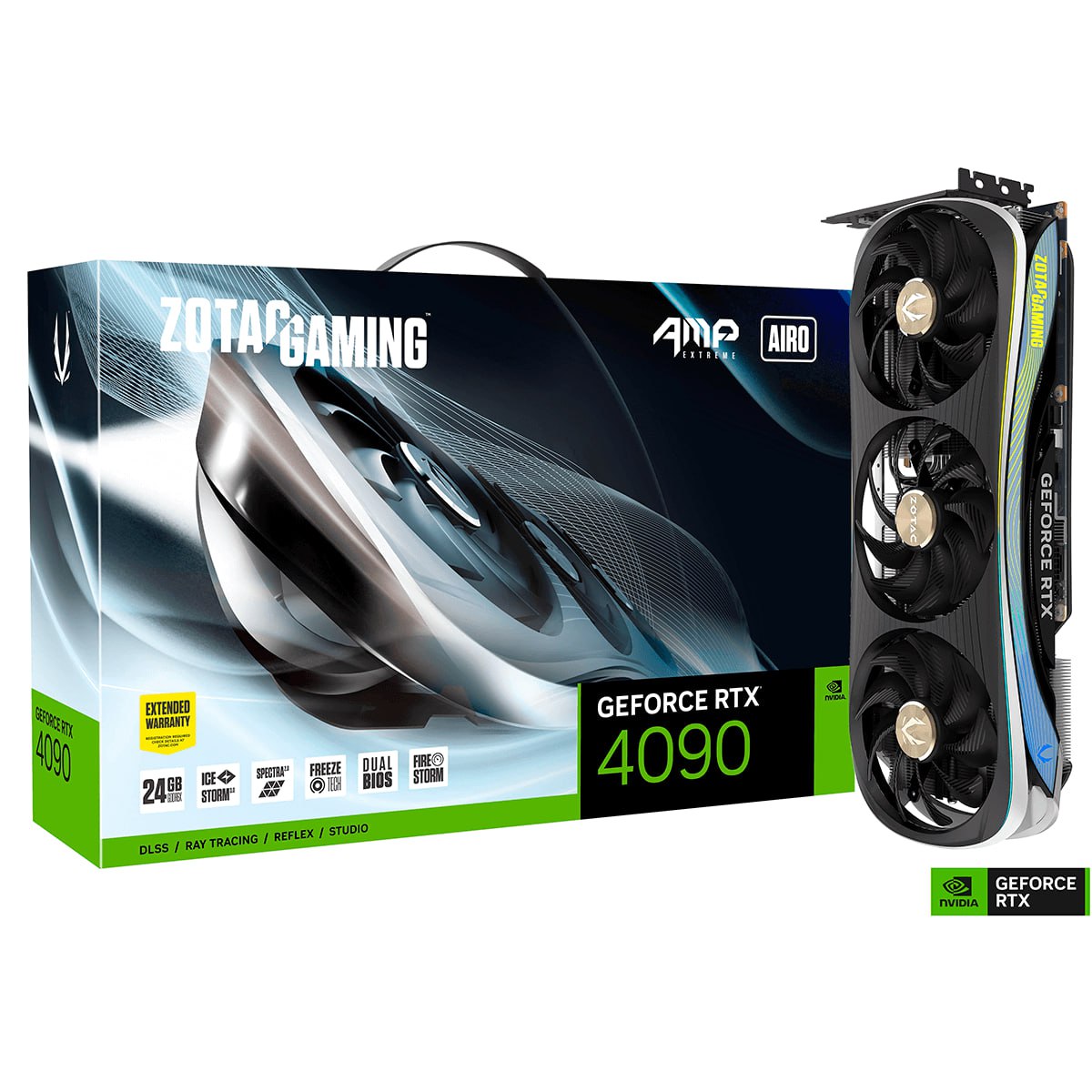 Placa de Vídeo Zotac RTX 4090 AMP Extreme AIRO, 24GB na Amazon