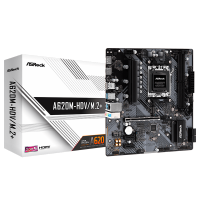 Placa Mãe ASRock A620M-HDV/M.2+, Chipset A620, AMD AM5, M-ATX, DDR5, 90-MXBLK0-A0UAYZ na Terabyte Shop