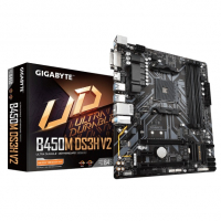 Placa Mãe Gigabyte B450M DS3H V2, Chipset B450, AMD AM4, MATX, DDR4 na Terabyte Shop