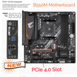 Placa-Mãe Gigabyte B550m Aorus Elite Am4 Ddr4 128GB Pcle 4.0 Slot na Aliexpress