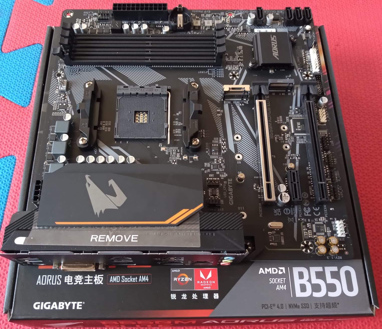 Placa Mãe Gigabyte B550M AORUS ELITE (AM4/DDR4/HDMI/M.2(PCIe,NVMe,SATA3)/VRM Solution/USB3.2) – B550M AORUS ELITE na Amazon