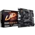 Placa Mãe Gigabyte B550M DS3H AC R2, AMD AM4, Micro ATX, DDR4, RGB, Wi-Fi 6, Bluetooth, Preto – B550M DS3H AC R2 na KaBuM!