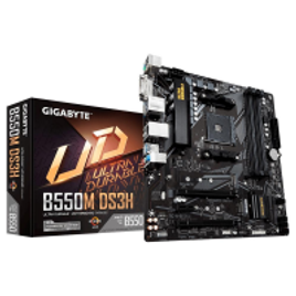 Placa-Mãe Gigabyte B550M DS3H AMD AM4 Micro ATX DDR4 na Terabyte Shop