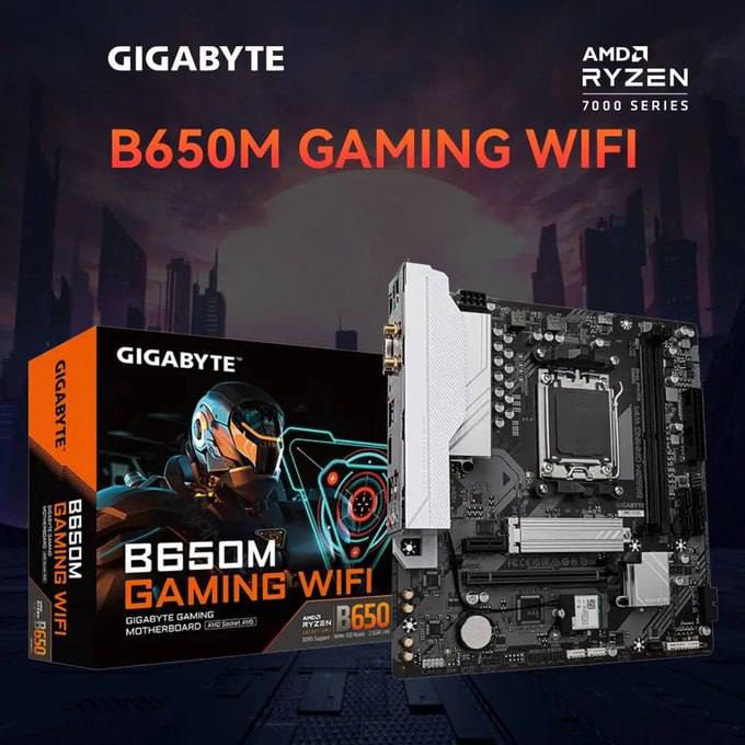 Placa Mãe Gigabyte B650M Gaming WiFi AM5 na Aliexpress