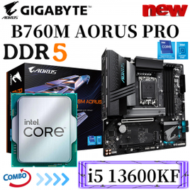 Placa Mãe Gigabyte B760M Aorus Pro Iga 1700 + Processador Intel 13th i5 13600kf DDR5 128GB na Aliexpress