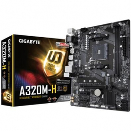 Placa-Mãe Gigabyte GA-A320M-H AMD AM4 mATX DDR4 (rev. 1.2) na KaBuM!