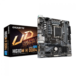 Placa Mãe Gigabyte H610M H DDR4 Chipset H610 Intel LGA 1700 mATX DDR4 na Terabyte Shop