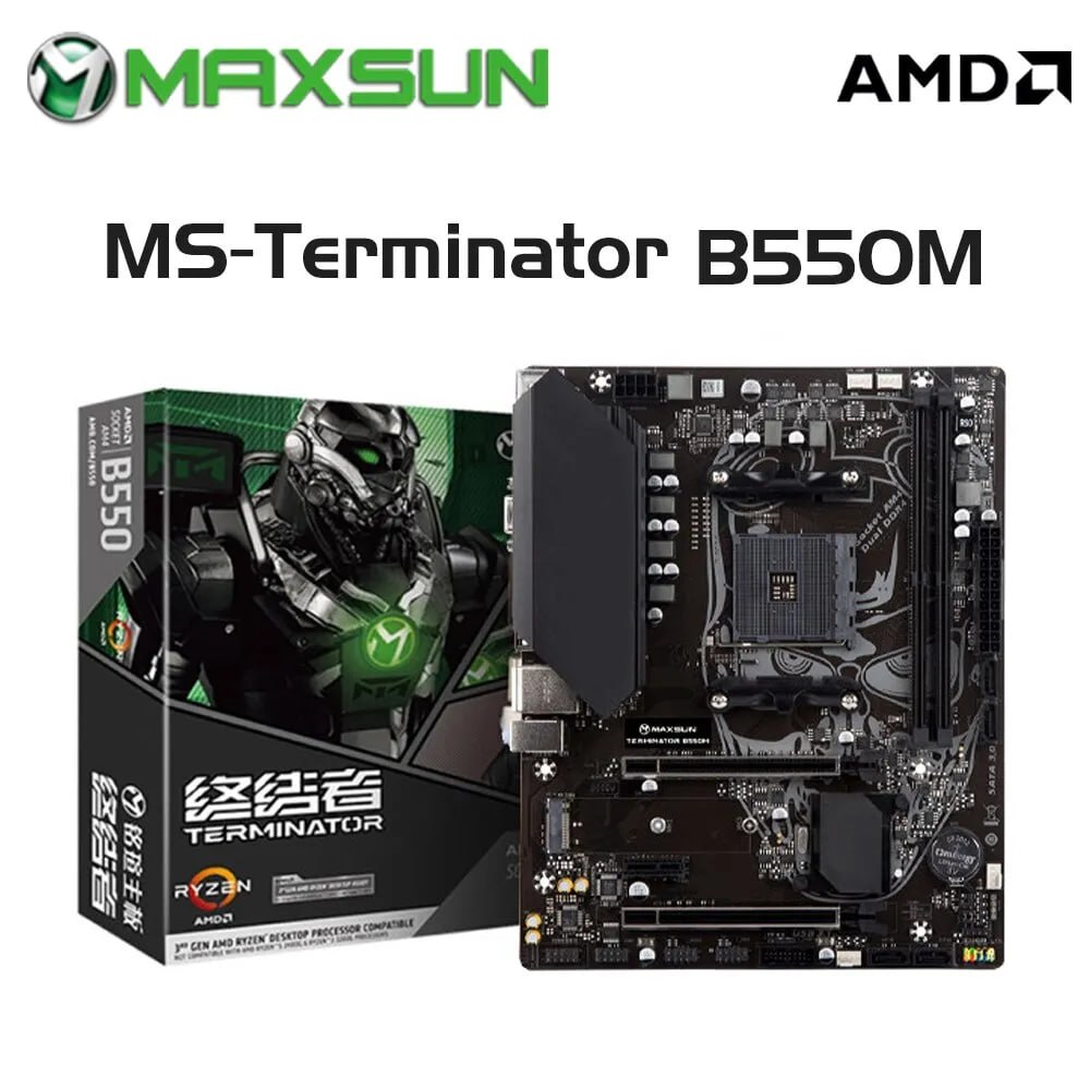 Placa Mãe MAXSUN B550M MS-Terminator na Aliexpress