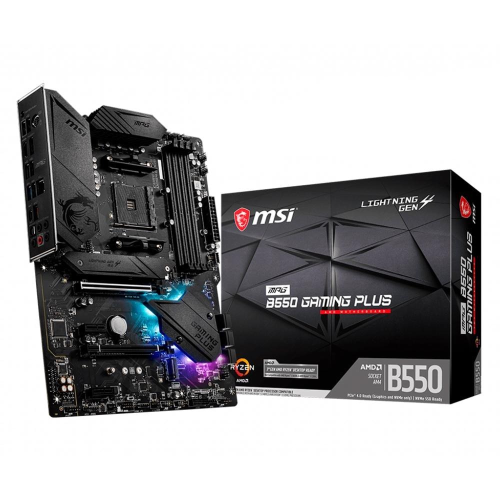 Placa-Mãe MSI MPG B550 Gaming Plus, AMD AM4, ATX na KaBuM!