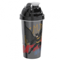 Plasútil Batman Shakeira Com Tampa Rosca E Misturador, Cinza, 580 Ml na Amazon