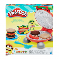 Play-Doh Conjunto De Massinha Festa Do Hamburguer Kit Com 5 Potes De Massa De Modelar E Acessórios na Amazon