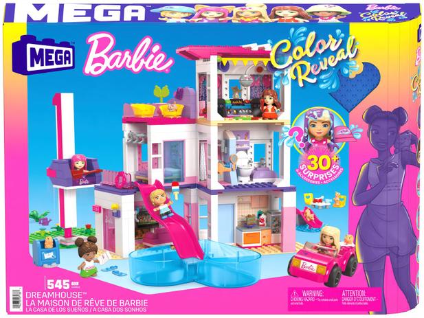 Playset Barbie Color Reveal Mega Construx – A Casa dos Sonhos Mattel 545 Peças na Magazine Luiza