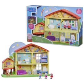 Playset e Mini Figuras Peppa Pig Casa da Peppa Diversão Noite e Dia com Luzes e Som - Hasbro na Ri Happy