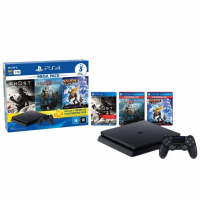 Playstation 4 Hits 1TB Bundle 18 - Games God Of War + Ratchet And Clank + Ghost Of Tsushima na Americanas