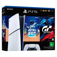 PlayStation 5 Slim Digital 1TB + 2 Jogos Digitais na KaBuM!