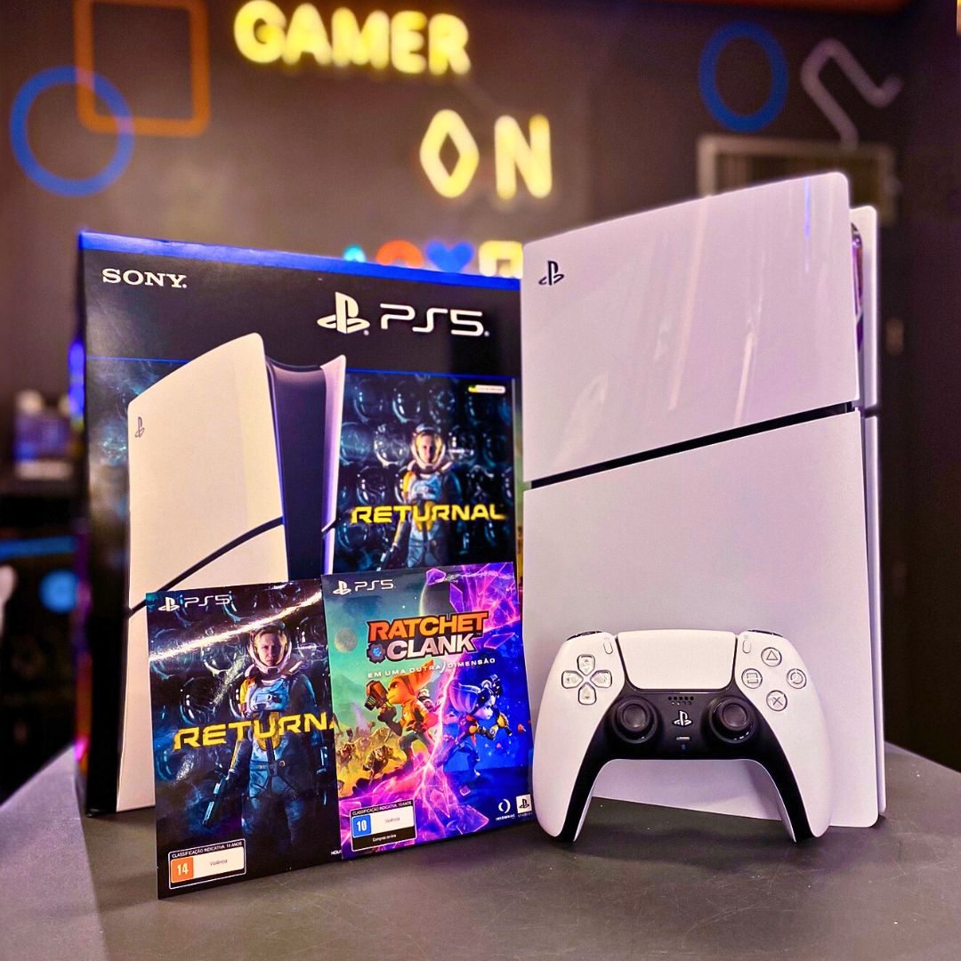 Playstation 5 Slim Digital Bundle Returnal + Ratchet & Clank na Shopee