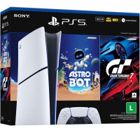 PlayStation®5 Slim Digital 825GB – Pacote ASTRO BOT E Gran Turismo 7 na Amazon