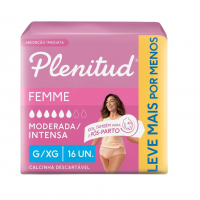Plenitud Roupa Íntima Active Mulher, 16 Unidades - G/XG - Leve 16 Pague 15 na Amazon
