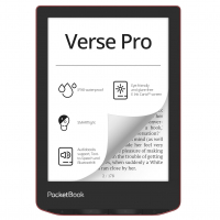 PocketBook - Verse Pro - Leitor De E-Book - Tinta Eletrônica - 6 Polegadas - 16 GB - Vermelho na Amazon