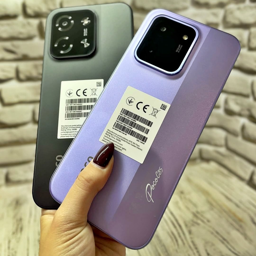 POCO C85 Versão Global Smartphone 8GB 256GB Helio G81-Ultra 6000mAh bateria 6,9 “display 50MP Câmera 33W NFC na Aliexpress