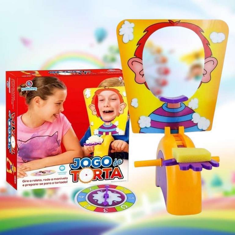 Polibrinq Brinquedo Jogo da Torta – 6014 na Amazon