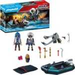Policia Com Jet Pack E Barco na Amazon