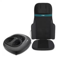 Polishop Assento Massageador Shiatsu Comfort E Massageador Para Pés Com Aquecimento Genis Relax na Casas Bahia