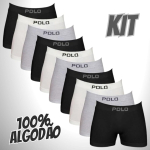 POLO STAR, Kit 10 Cueca Boxer Polo 100% Algodão Box Masculina na Amazon