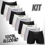 POLO STAR, Kit 10 Cueca Boxer Polo 100% Algodão Box Masculina na Amazon