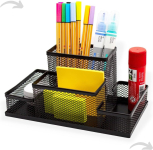 Porta Lapís Organizador Caneta Clips Lembrete Aramado Escritorio Treco Material Objeto na Amazon